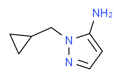 CAS No. 660853-62-3, 1-(cyclopropylmethyl)-1H-pyrazol-5-amine