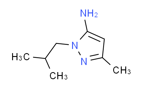 CAS No. 3524-36-5, 1-isobutyl-3-methyl-1H-pyrazol-5-amine