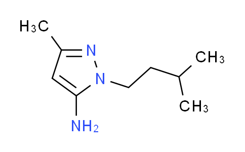 CAS No. 3524-38-7, 3-methyl-1-(3-methylbutyl)-1H-pyrazol-5-amine