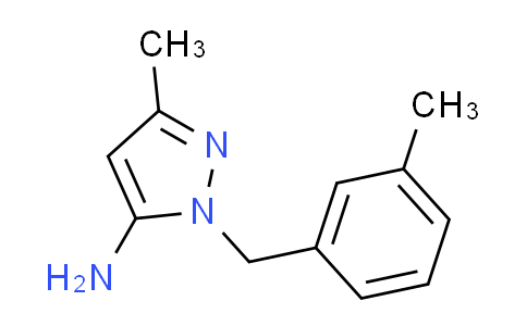 CAS No. 1015845-95-0, 3-methyl-1-(3-methylbenzyl)-1H-pyrazol-5-amine