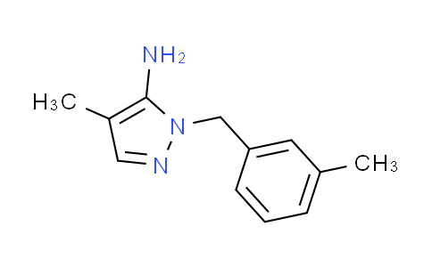 CAS No. 1015845-62-1, 4-methyl-1-(3-methylbenzyl)-1H-pyrazol-5-amine