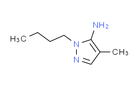 CAS No. 3524-51-4, 1-butyl-4-methyl-1H-pyrazol-5-amine