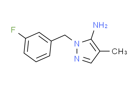 CAS No. 1015845-64-3, 1-(3-fluorobenzyl)-4-methyl-1H-pyrazol-5-amine