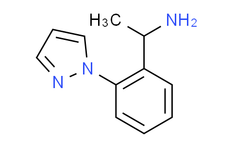 CAS No. 936940-55-5, 1-[2-(1H-pyrazol-1-yl)phenyl]ethanamine