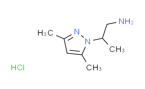 CAS No. 1269181-06-7, [2-(3,5-dimethyl-1H-pyrazol-1-yl)propyl]amine hydrochloride
