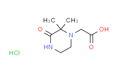 CAS No. 1216443-97-8, (2,2-dimethyl-3-oxo-1-piperazinyl)acetic acid hydrochloride