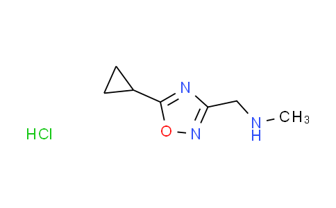 CAS No. 1609407-86-4, [(5-cyclopropyl-1,2,4-oxadiazol-3-yl)methyl]methylamine hydrochloride