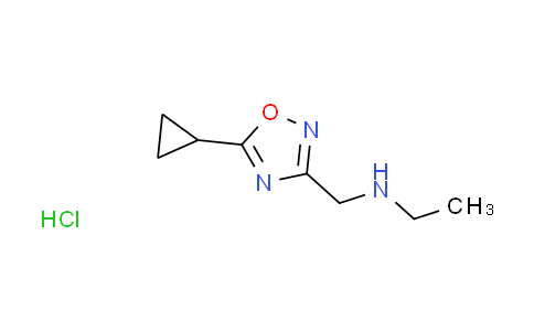 CAS No. 1257850-59-1, N-[(5-cyclopropyl-1,2,4-oxadiazol-3-yl)methyl]ethanamine hydrochloride