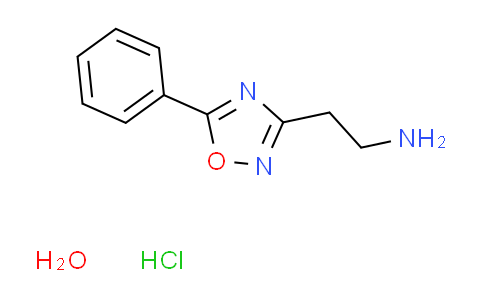 CAS No. 691841-02-8, [2-(5-phenyl-1,2,4-oxadiazol-3-yl)ethyl]amine hydrochloride hydrate