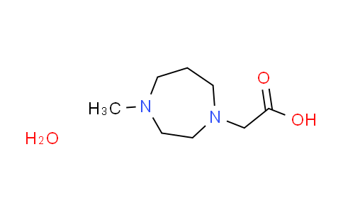 CAS No. 1255717-82-8, (4-methyl-1,4-diazepan-1-yl)acetic acid hydrate
