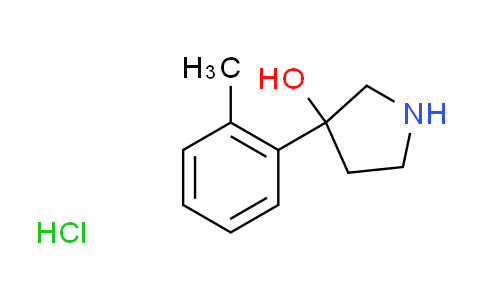CAS No. 91246-30-9, 3-(2-methylphenyl)-3-pyrrolidinol hydrochloride