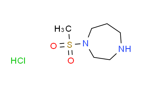 CAS No. 550371-85-2, 1-(methylsulfonyl)-1,4-diazepane hydrochloride