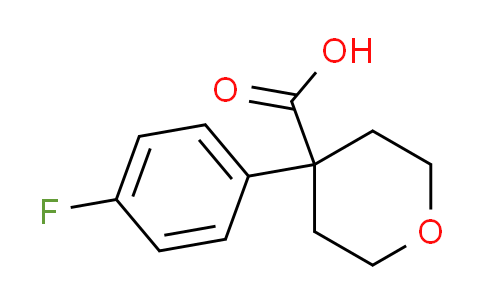 CAS No. 473706-11-5, 4-(4-fluorophenyl)tetrahydro-2H-pyran-4-carboxylic acid