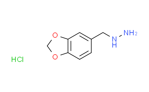 CAS No. 1135086-54-2, (1,3-benzodioxol-5-ylmethyl)hydrazine hydrochloride
