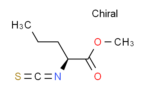 CAS No. 1177284-96-6, methyl N-(thioxomethylene)norvalinate