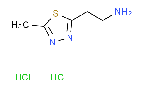 CAS No. 1609395-22-3, [2-(5-methyl-1,3,4-thiadiazol-2-yl)ethyl]amine dihydrochloride