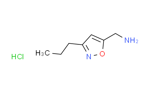 CAS No. 1185300-37-1, [(3-propyl-5-isoxazolyl)methyl]amine hydrochloride