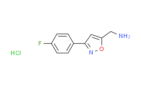 CAS No. 1185092-07-2, {[3-(4-fluorophenyl)-5-isoxazolyl]methyl}amine hydrochloride