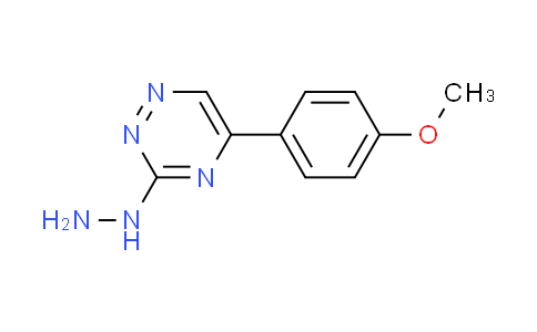CAS No. 59318-41-1, 3-hydrazino-5-(4-methoxyphenyl)-1,2,4-triazine