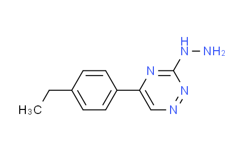CAS No. 915924-89-9, 5-(4-ethylphenyl)-3-hydrazino-1,2,4-triazine