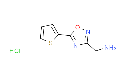 CAS No. 1609407-78-4, {[5-(2-thienyl)-1,2,4-oxadiazol-3-yl]methyl}amine hydrochloride