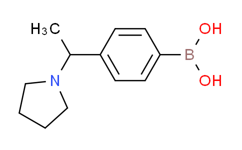 CAS No. 868395-81-7, [4-(1-pyrrolidin-1-ylethyl)phenyl]boronic acid