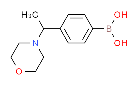 CAS No. 1226814-83-0, [4-(1-morpholin-4-ylethyl)phenyl]boronic acid