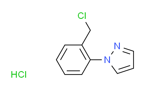 CAS No. 1255717-84-0, 1-[2-(chloromethyl)phenyl]-1H-pyrazole hydrochloride