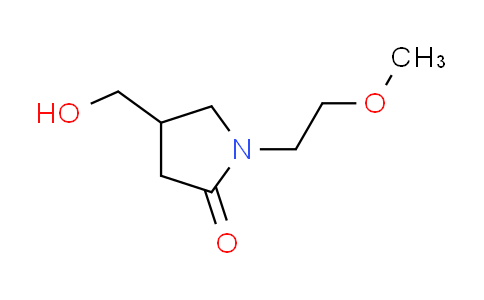 CAS No. 915922-31-5, 4-(hydroxymethyl)-1-(2-methoxyethyl)pyrrolidin-2-one