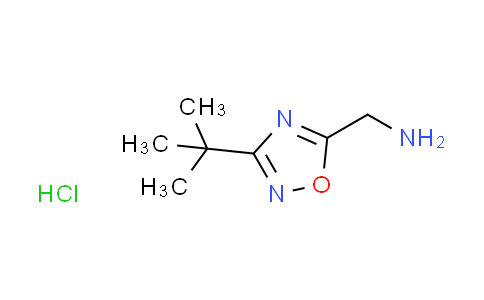 CAS No. 1185081-01-9, [(3-tert-butyl-1,2,4-oxadiazol-5-yl)methyl]amine hydrochloride