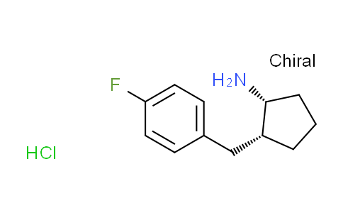 CAS No. 1255705-12-4, rac-[(1R,2R)-2-(4-fluorobenzyl)cyclopentyl]amine hydrochloride