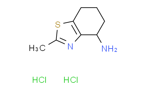 CAS No. 1255717-68-0, 2-methyl-4,5,6,7-tetrahydro-1,3-benzothiazol-4-amine dihydrochloride
