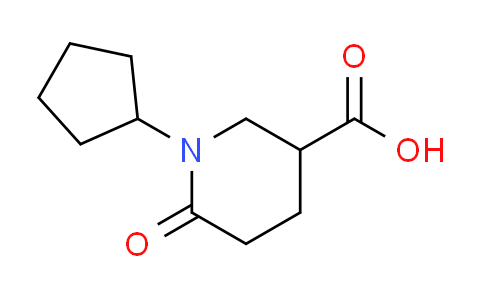 CAS No. 915922-35-9, 1-cyclopentyl-6-oxopiperidine-3-carboxylic acid