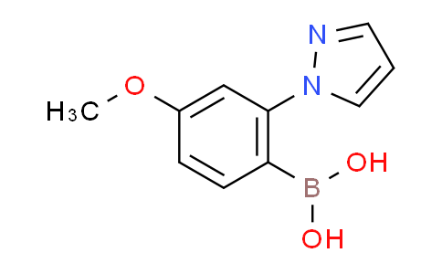 CAS No. 1287753-34-7, [4-methoxy-2-(1H-pyrazol-1-yl)phenyl]boronic acid