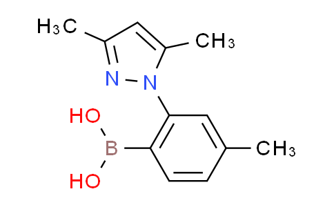 CAS No. 1287753-41-6, [2-(3,5-dimethyl-1H-pyrazol-1-yl)-4-methylphenyl]boronic acid