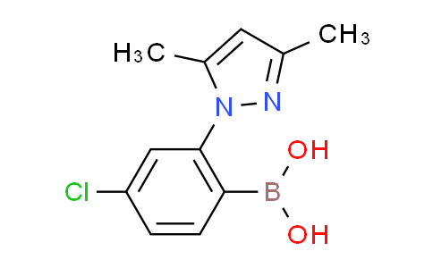 CAS No. 1287753-38-1, [4-chloro-2-(3,5-dimethyl-1H-pyrazol-1-yl)phenyl]boronic acid