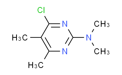 CAS No. 65735-58-2, 4-chloro-N,N,5,6-tetramethylpyrimidin-2-amine