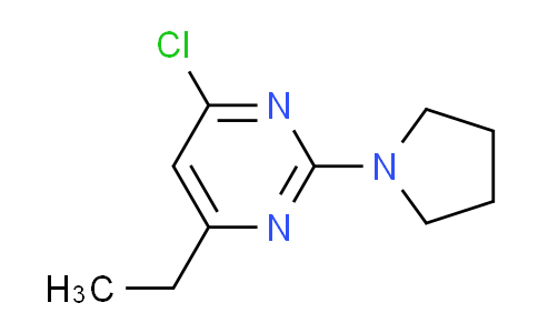 CAS No. 901586-62-7, 4-chloro-6-ethyl-2-pyrrolidin-1-ylpyrimidine