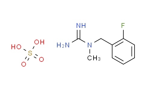 CAS No. 1185382-84-6, N-(2-fluorobenzyl)-N-methylguanidine sulfate