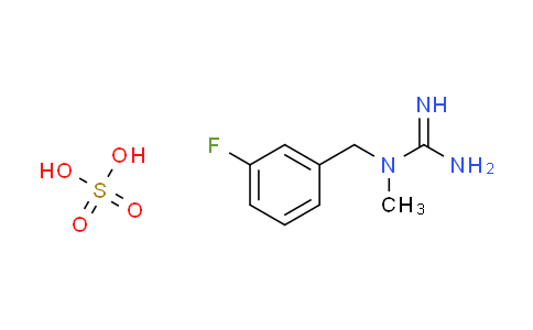 CAS No. 1185547-15-2, N-(3-fluorobenzyl)-N-methylguanidine sulfate