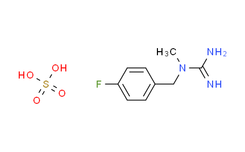 CAS No. 1185037-72-2, N-(4-fluorobenzyl)-N-methylguanidine sulfate