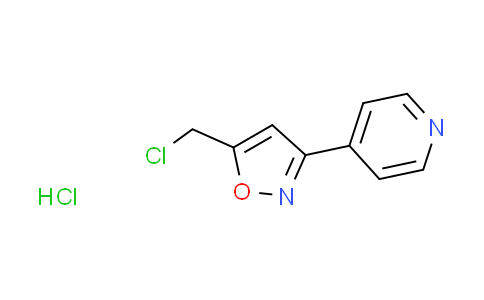 CAS No. 1255717-86-2, 4-[5-(chloromethyl)-3-isoxazolyl]pyridine hydrochloride