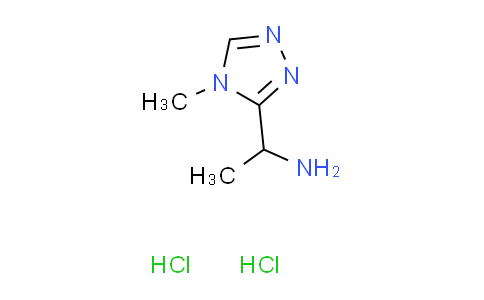 CAS No. 1412452-11-9, [1-(4-methyl-4H-1,2,4-triazol-3-yl)ethyl]amine dihydrochloride