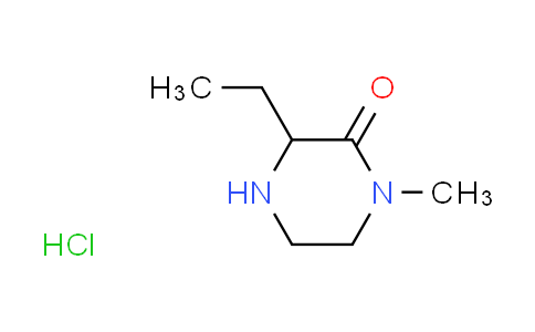 CAS No. 1373514-66-9, 3-ethyl-1-methyl-2-piperazinone hydrochloride