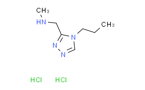 CAS No. 1255717-72-6, N-methyl-1-(4-propyl-4H-1,2,4-triazol-3-yl)methanamine dihydrochloride