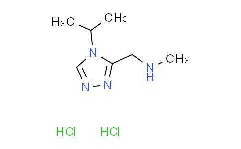 CAS No. 1269379-00-1, [(4-isopropyl-4H-1,2,4-triazol-3-yl)methyl]methylamine dihydrochloride