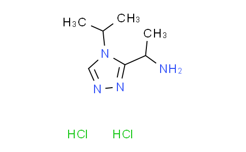 CAS No. 1255718-18-3, [1-(4-isopropyl-4H-1,2,4-triazol-3-yl)ethyl]amine dihydrochloride