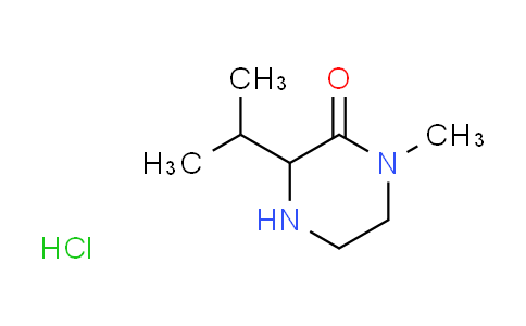 CAS No. 1214064-58-0, 3-isopropyl-1-methyl-2-piperazinone hydrochloride