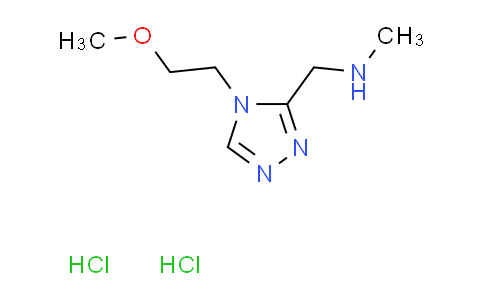 CAS No. 1255717-64-6, {[4-(2-methoxyethyl)-4H-1,2,4-triazol-3-yl]methyl}methylamine dihydrochloride