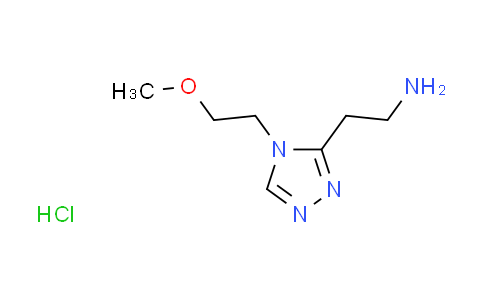 CAS No. 1262774-52-6, {2-[4-(2-methoxyethyl)-4H-1,2,4-triazol-3-yl]ethyl}amine hydrochloride